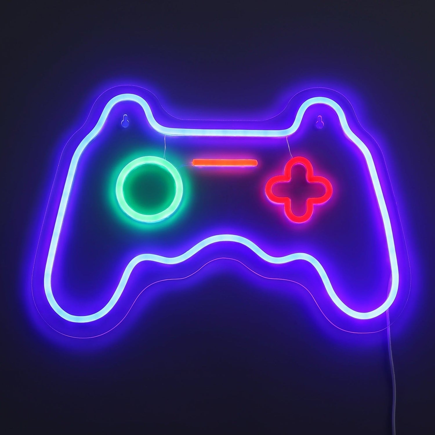 Vägglampa Neon LED Spelkontrollskylt