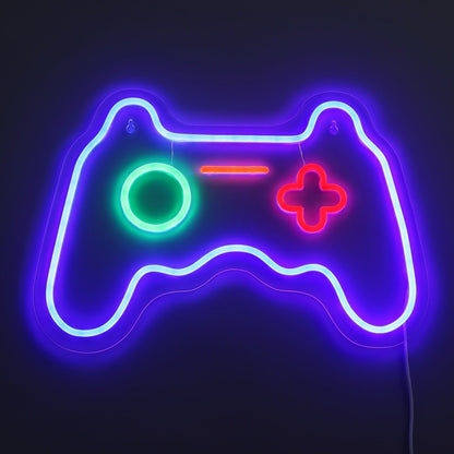 Vägglampa Neon LED Spelkontrollskylt