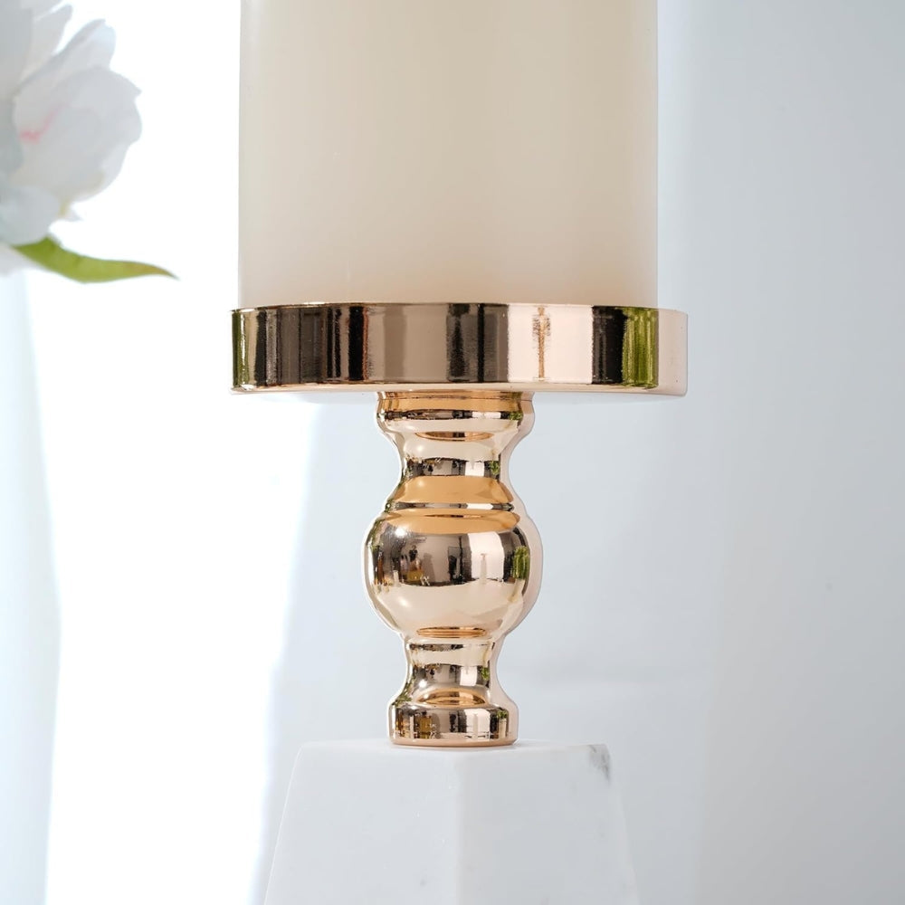 Pyramid Guld Marmor Ljushållare