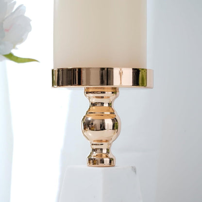 Pyramid Guld Marmor Ljushållare