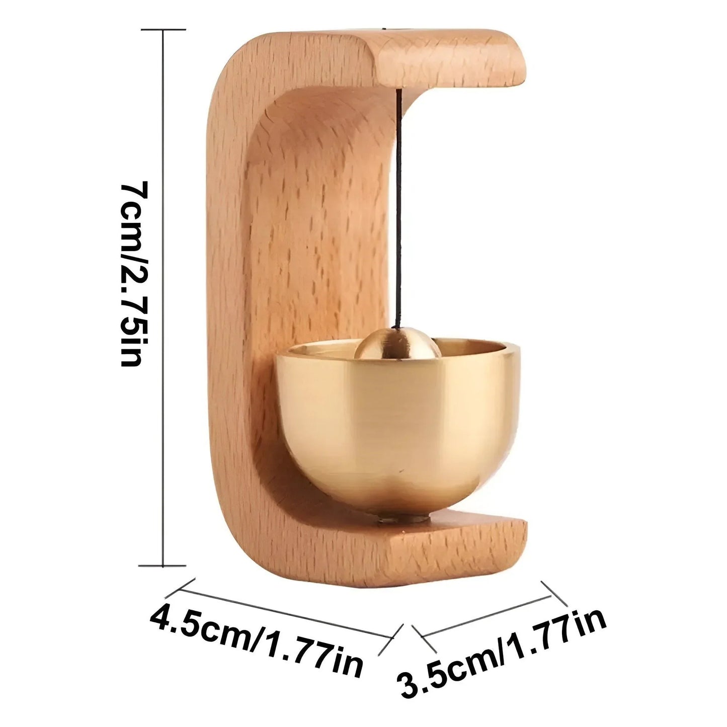 Carvallo - Stilig dörrklocka med lugnande klockspel för varje plats