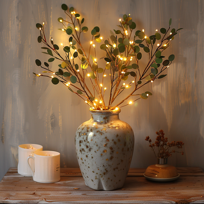Fairy Light Olive Branches – Elegant Twinkling Decor