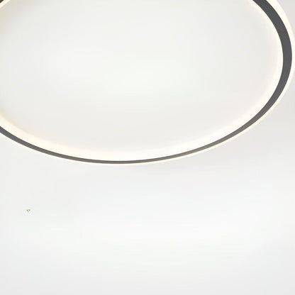 Rund LED-taklampa – Varmvitt ljus för en mysig atmosfär i vardagsrummet