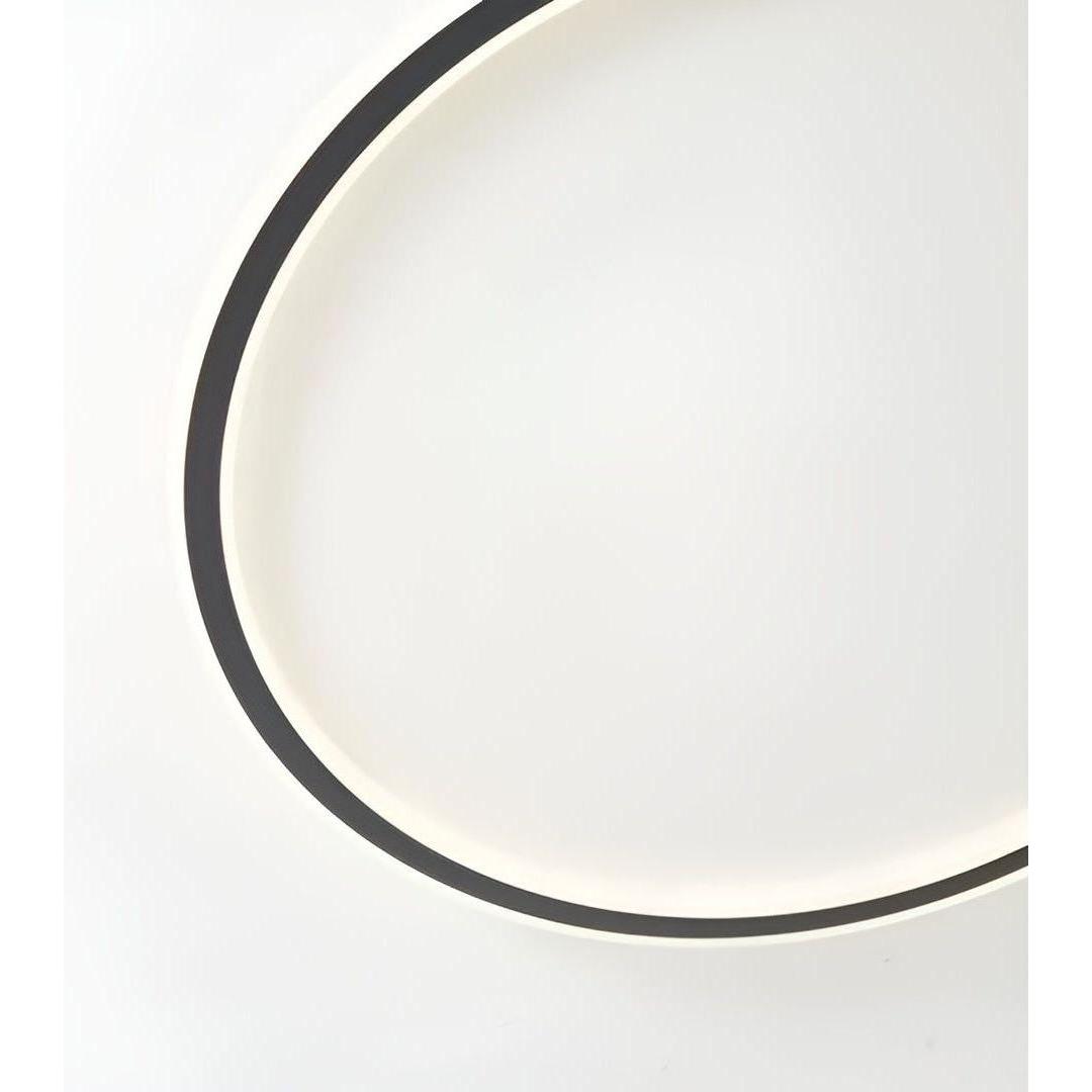 Rund LED-taklampa – Varmvitt ljus för en mysig atmosfär i vardagsrummet