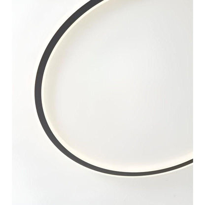 Rund LED-taklampa – Varmvitt ljus för en mysig atmosfär i vardagsrummet