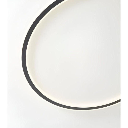 Rund LED-taklampa – Varmvitt ljus för en mysig atmosfär i vardagsrummet