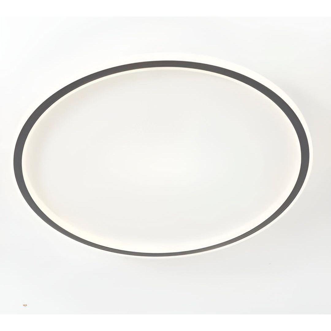 Rund LED-taklampa – Varmvitt ljus för en mysig atmosfär i vardagsrummet