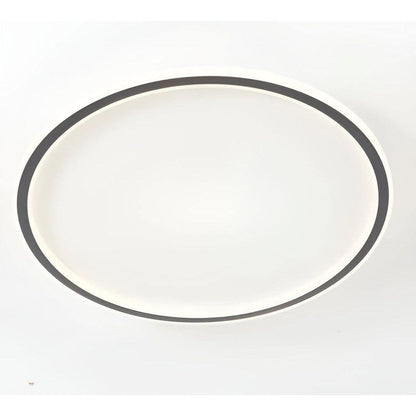 Rund LED-taklampa – Varmvitt ljus för en mysig atmosfär i vardagsrummet