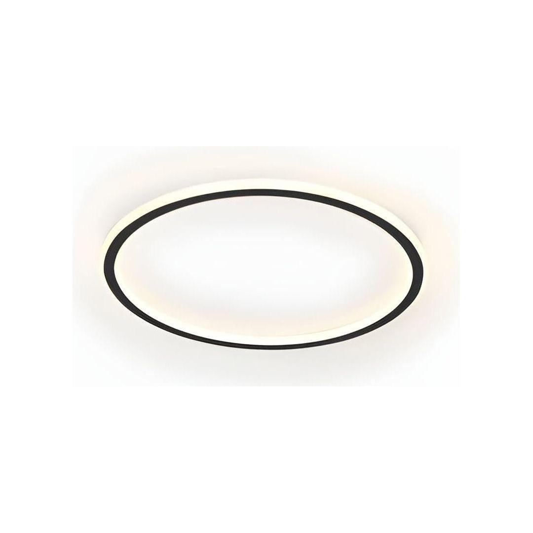 Rund LED-taklampa – Varmvitt ljus för en mysig atmosfär i vardagsrummet