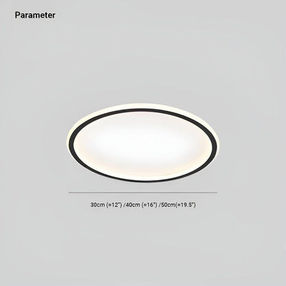 Rund LED-taklampa – Varmvitt ljus för en mysig atmosfär i vardagsrummet