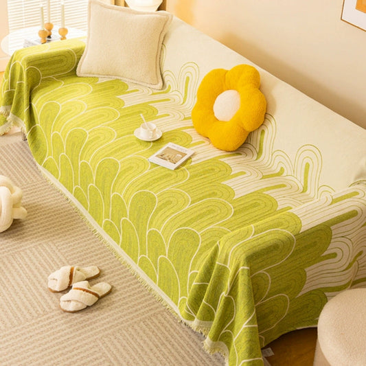 Regnbågsbågar Chenille Sofföverdrag