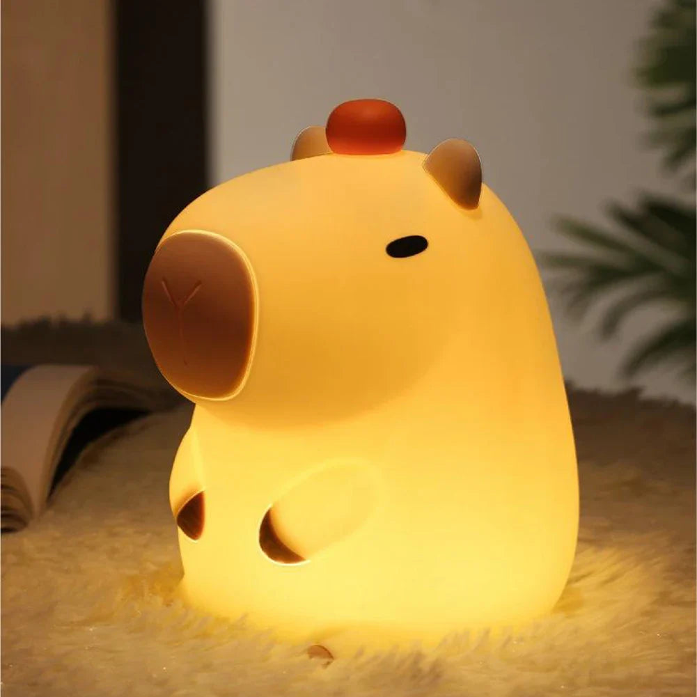 Lumora Capybara Nattlampa: Söt, Mysig och Praktisk