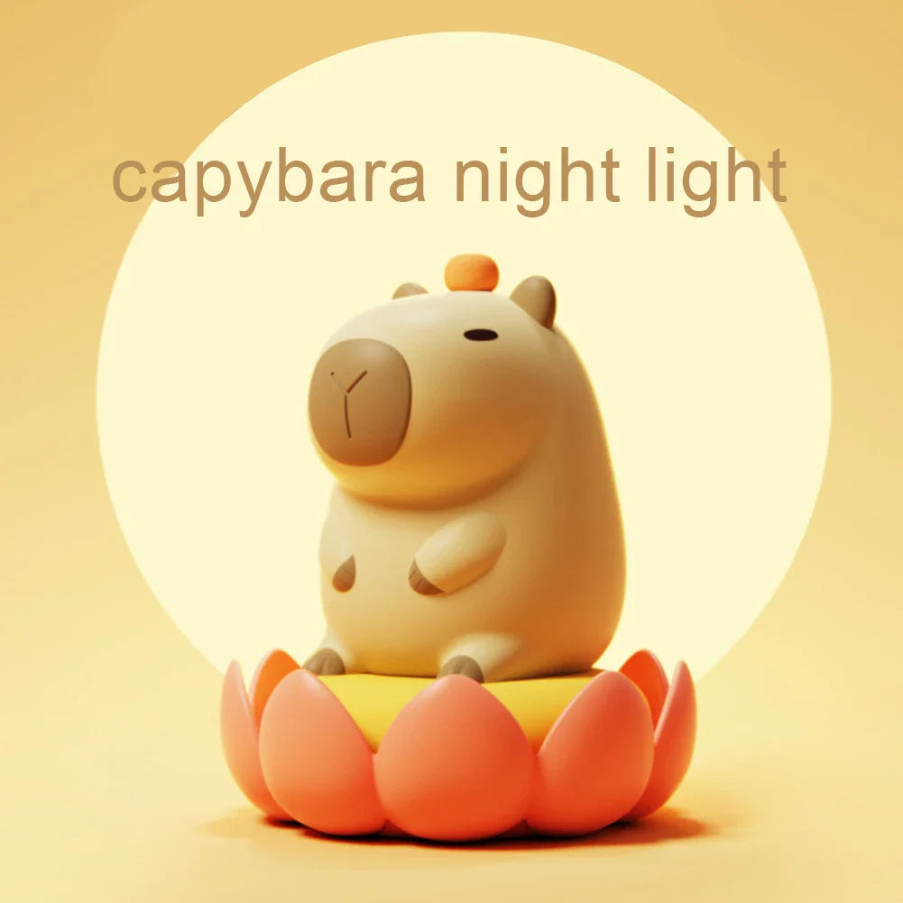 Lumora Capybara Nattlampa: Söt, Mysig och Praktisk