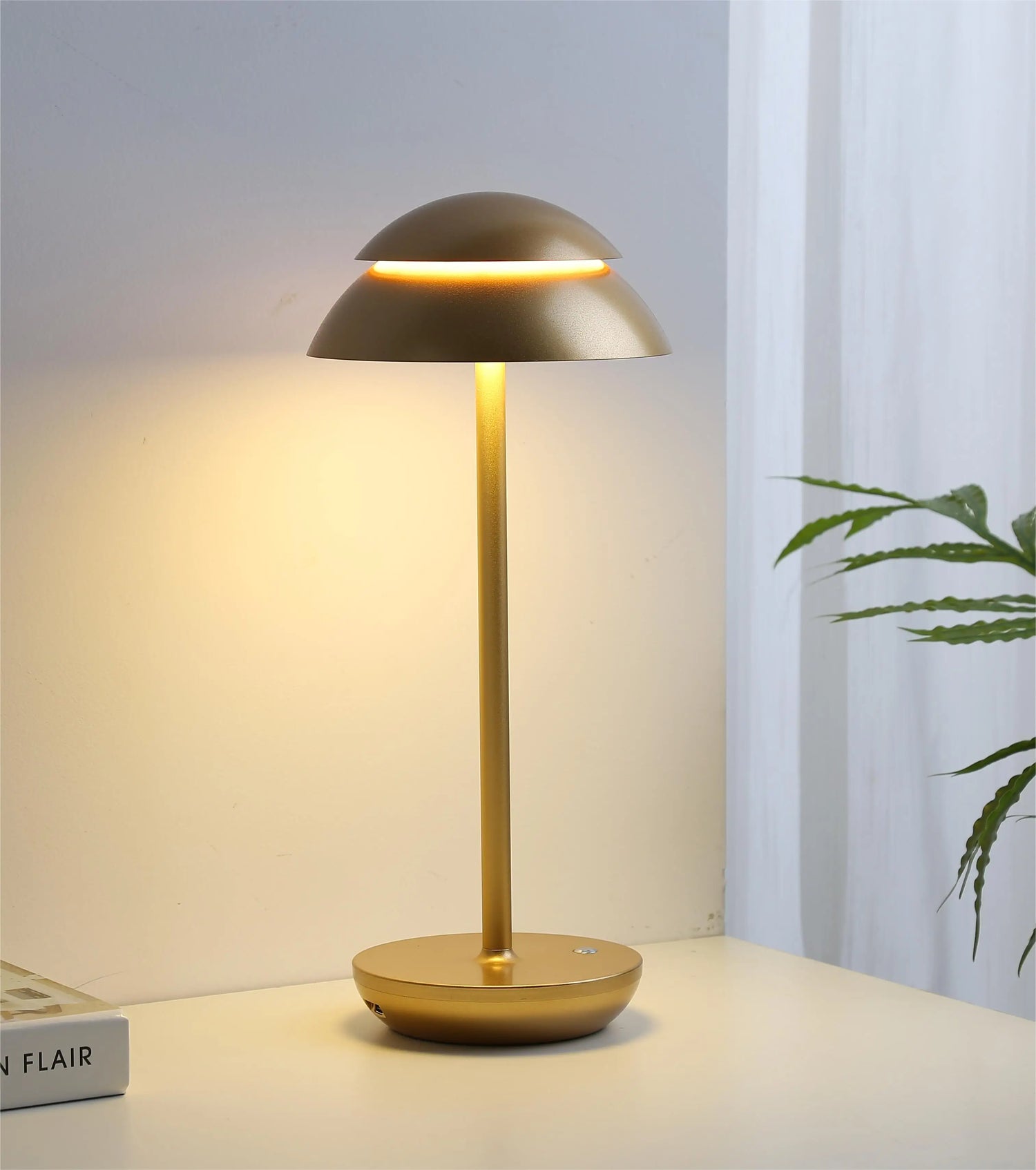 LumiFlex – Trådlös LED Bordslampa, Dimbar och Uppladdningsbar Nattlampa