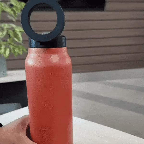 Royallure Magnetisk Vattenflaska – Isolerad, Telefonhållande, Läckagefri Design
