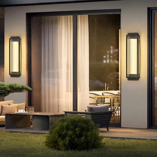 Utomhusvägglampa Modern LED Vattentät Armatur