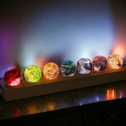 LED Kristallglob Lampa Set