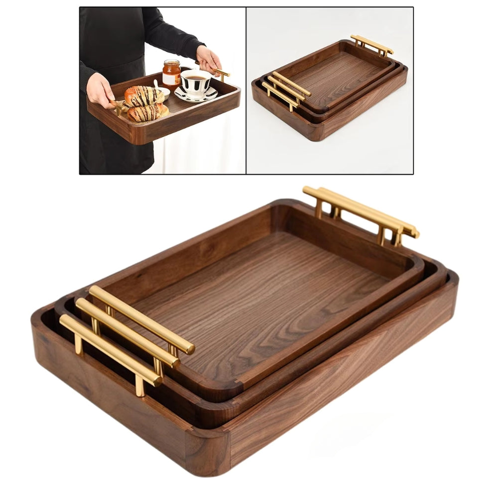 Regal Valnöt Serveringsbricka