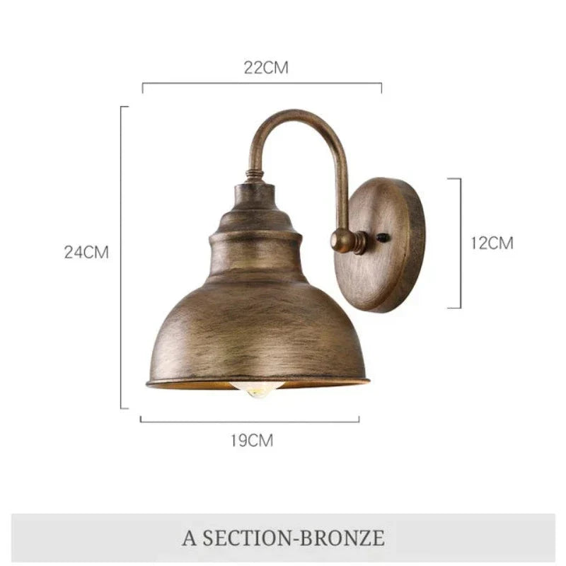 RetroLampa - Vattentät Vintage Vägglampa