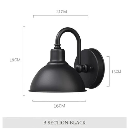 RetroLampa - Vattentät Vintage Vägglampa