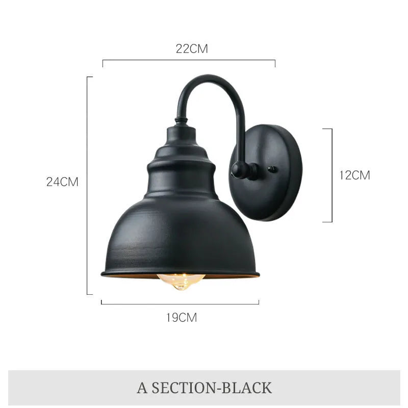 RetroLampa - Vattentät Vintage Vägglampa