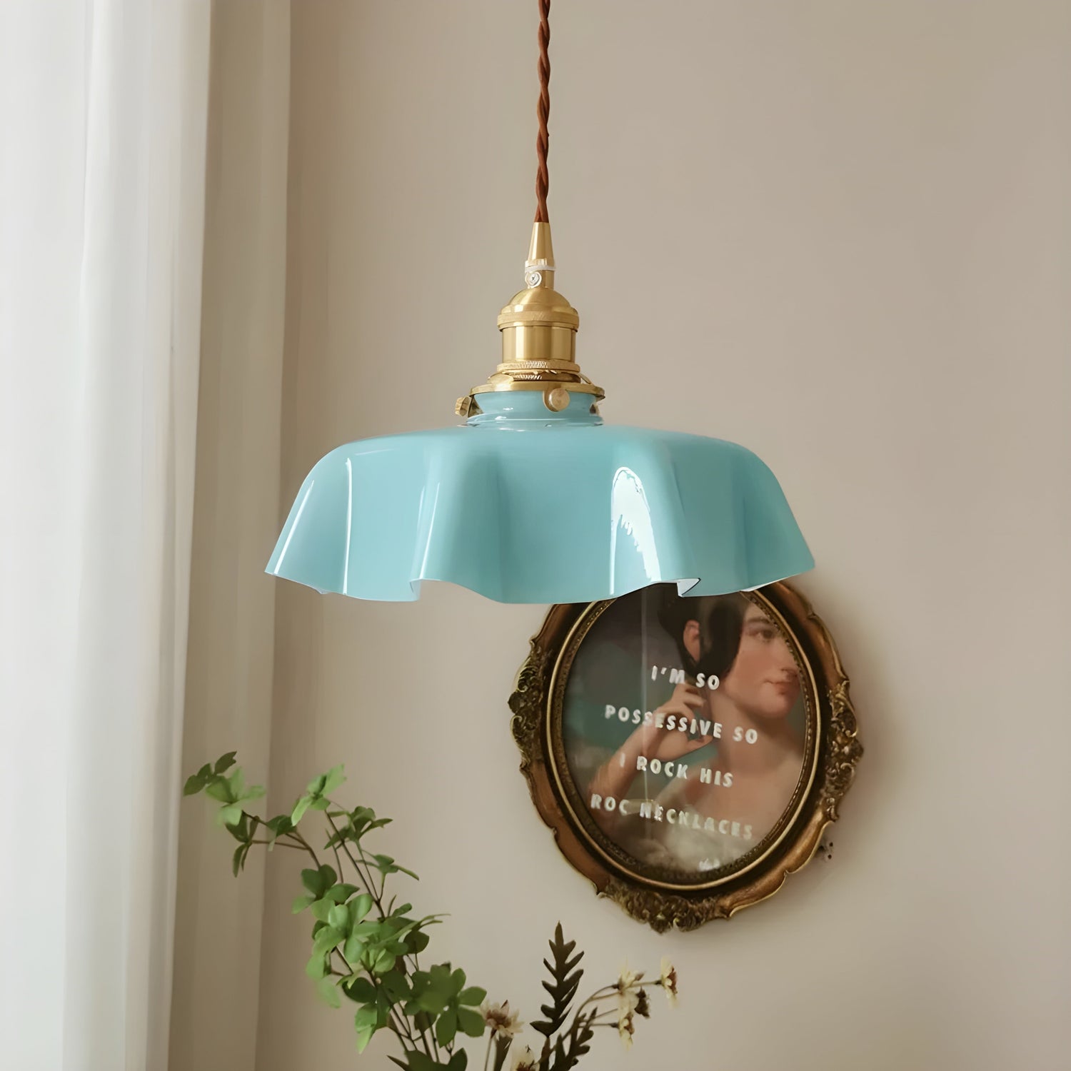 SeineGlow Light - Fransk Retro Pendellampa gjord av Glas