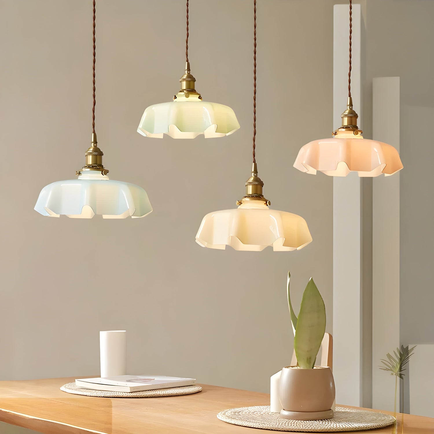 SeineGlow Light - Fransk Retro Pendellampa gjord av Glas