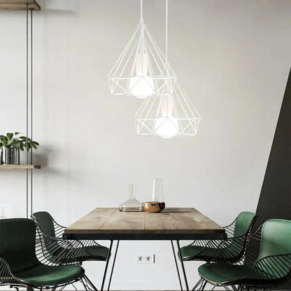 RetroLux - Hänglampa med Industriellt Metallram