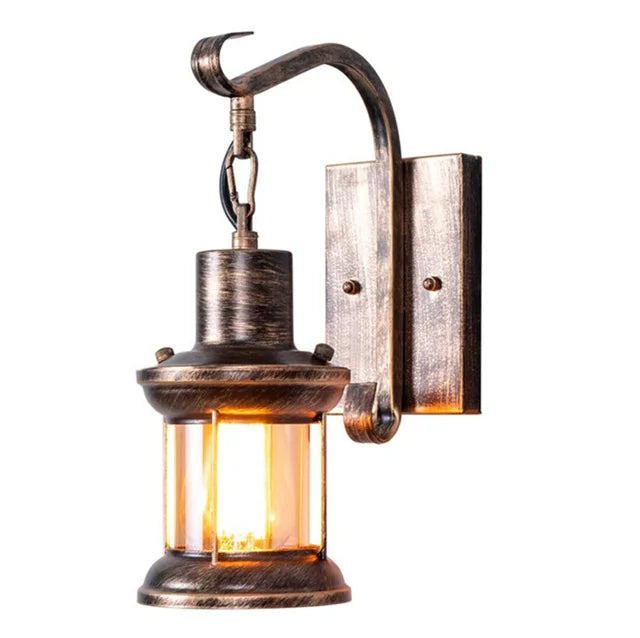 UrbanGlow - Industriell Vintage Vägglampa i Retro Stil för Loft, Café & Vardagsrum