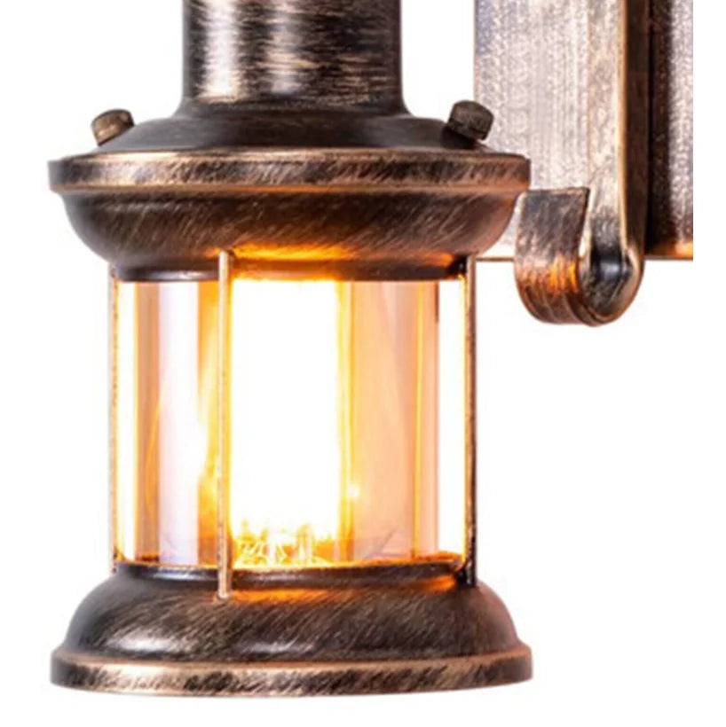 UrbanGlow - Industriell Vintage Vägglampa i Retro Stil för Loft, Café & Vardagsrum