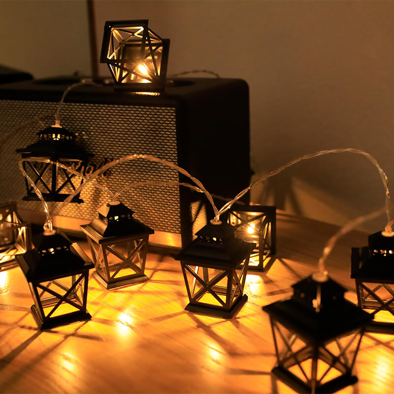 Carvallo - Vintage Lantern String Lights ger en varm och mysig stämning