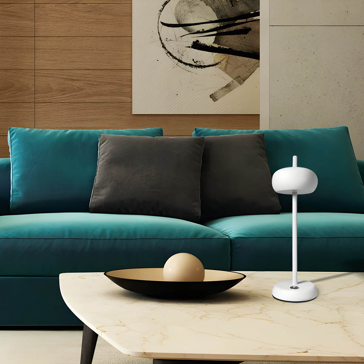 EdgeLume - Modern Bordslampa med Stilrent Design