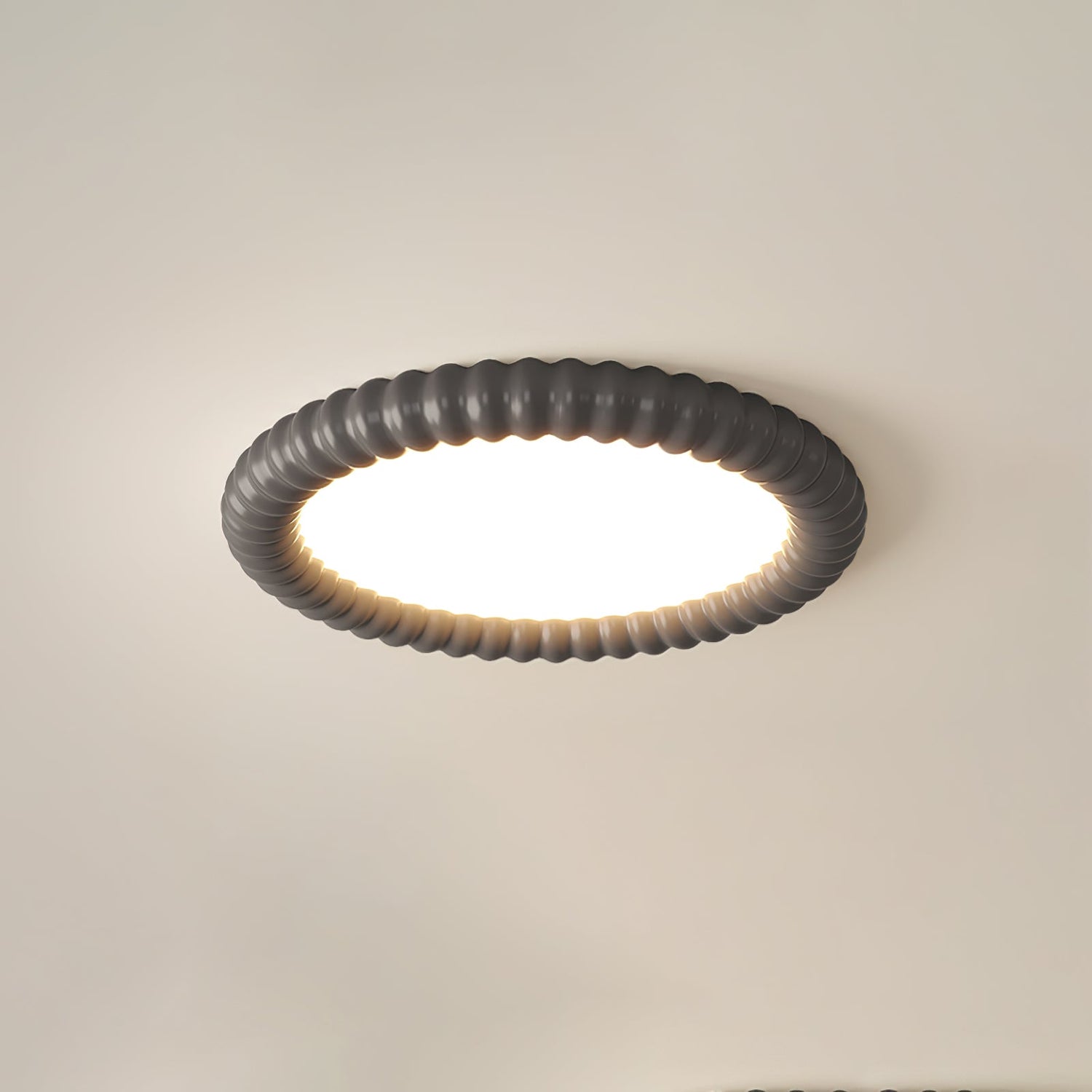 Aetheria – Modern LED-taklampa med vågformad design