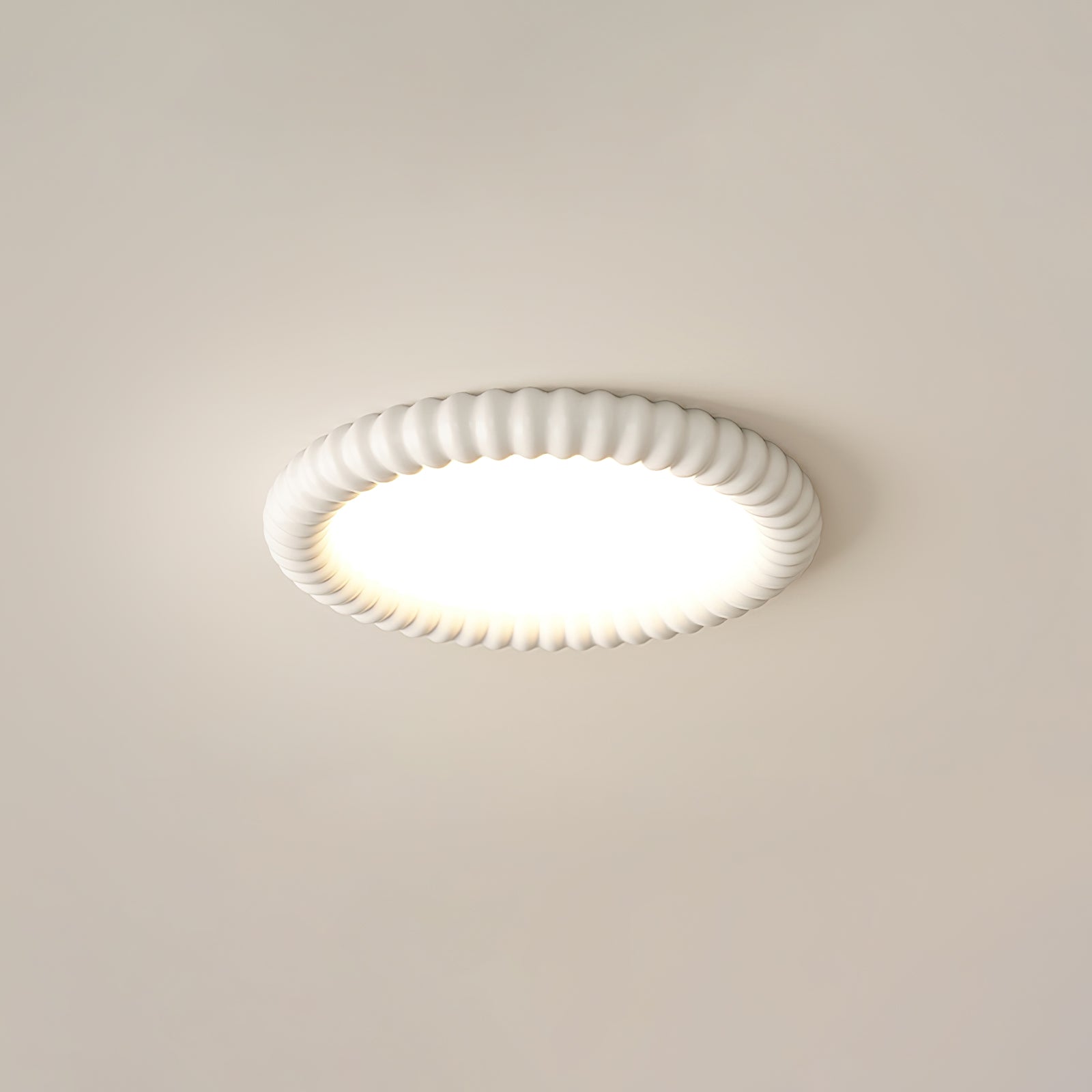 Aetheria – Modern LED-taklampa med vågformad design
