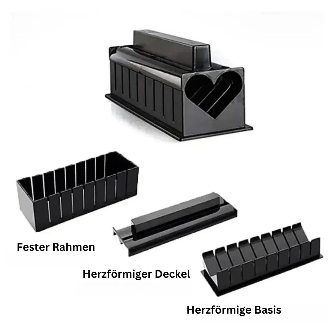 Sushi Rullar Och Skärsats – Praktiskt Sushi Kit Med Mallar Och Tillbehör