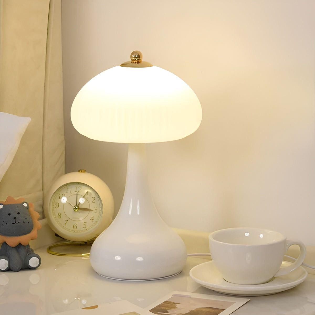 Roma Lampa - Lyxig Premium Gräddsvamp Bordslampa