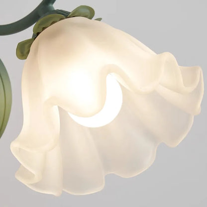 LilyGlow – Vägglampa med Blommönster