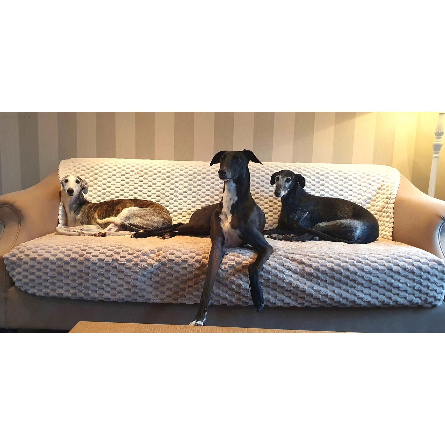 Romy - Plädsofföre - Högkvalitativa soff- och kuddöverdrag L Form