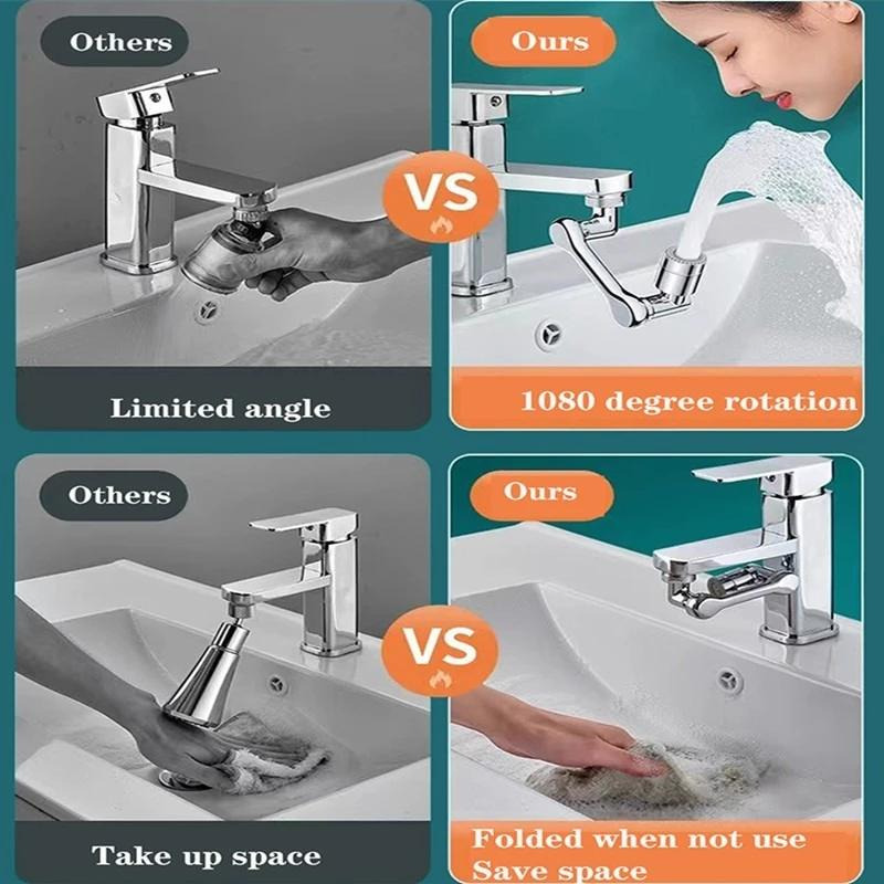 Carvallo | WaterWhirl - 360° svängbar kran med justerbar dusch