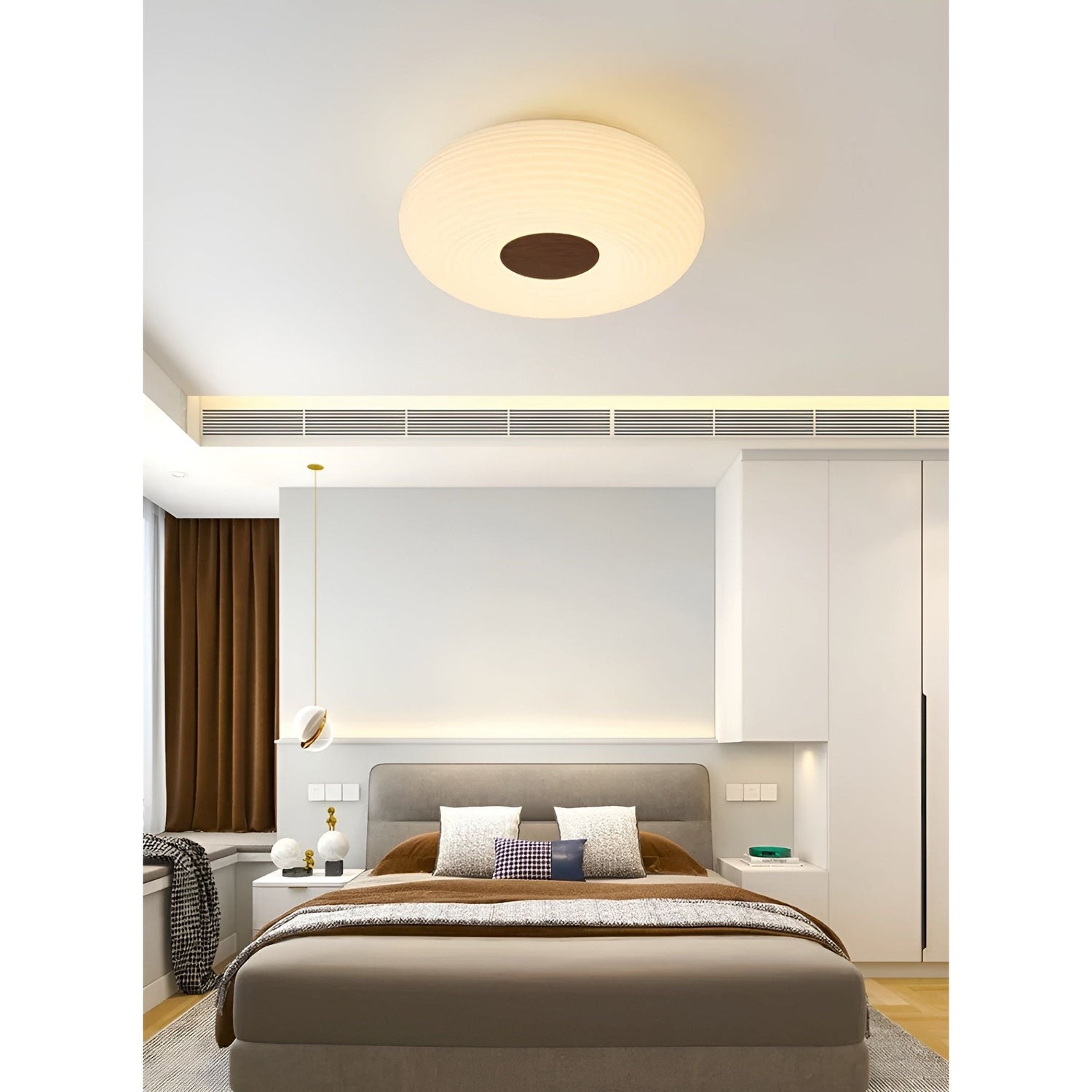 Rund LED Taklampa – Modern, Nordisk Design | Energibesparande &amp; Platt