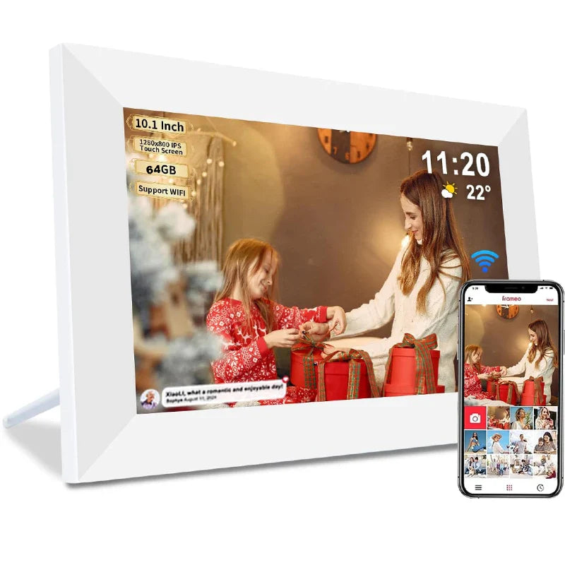Royallure Frameo 10,1" Digital Fotoram WiFi Smart Fotoram IPS Touch HD