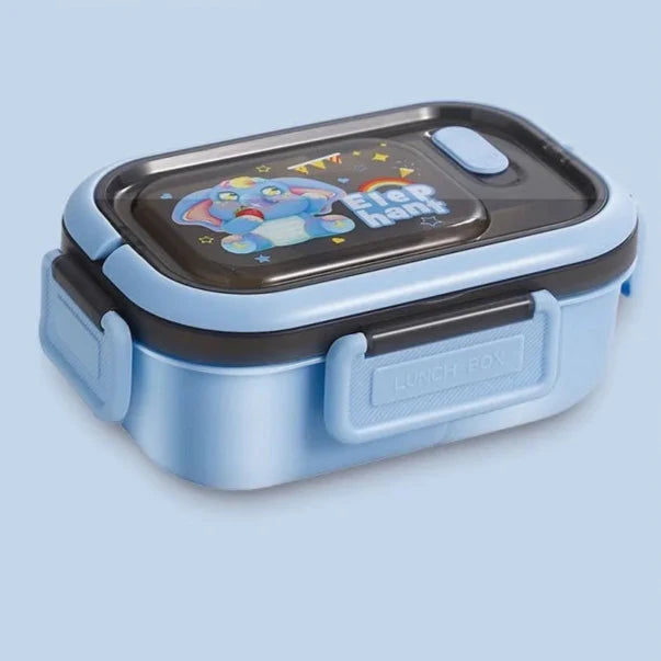 Royallure 1200ML Dubbellager Bento Lunch Box med Fack, Gaffel & Sked, Mikrosäker för Picknick & Kontor