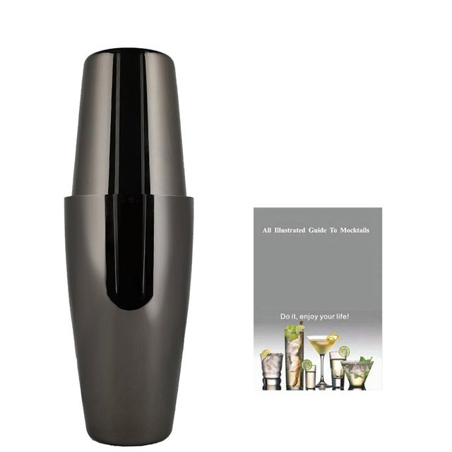 Royallure 22-delars rostfritt stål Boston cocktailshaker-set — Komplett barverktygssats