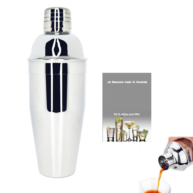 Royallure 22-delars rostfritt stål Boston cocktailshaker-set — Komplett barverktygssats