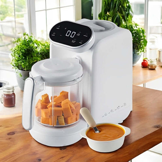 Royallure 5-i-1 Barnmatstillverkare med avancerade säkerhetsfunktioner