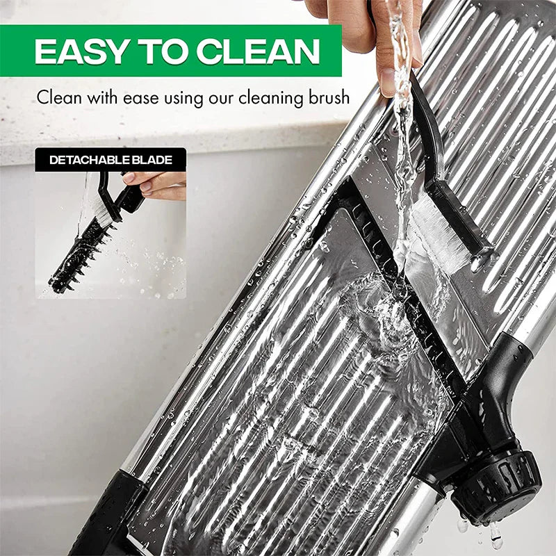 Royallure Justerbar Mandolin Skivare Rostfritt Stål Grönsakskniv & Hackare