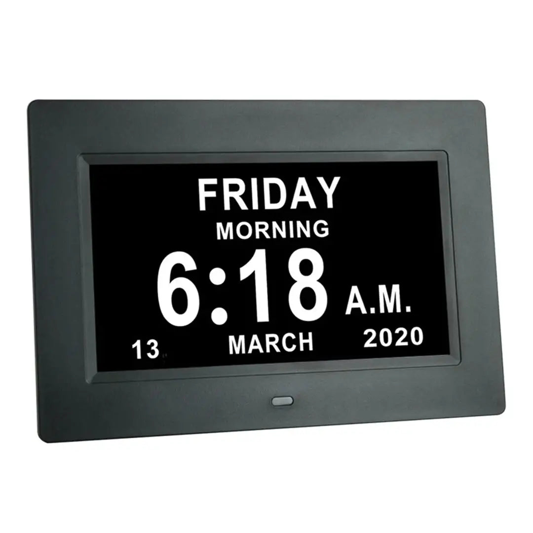 Royallure Stor LED Digital Väckarklocka – Multifunktionell Display, USB Laddning & Temperatur