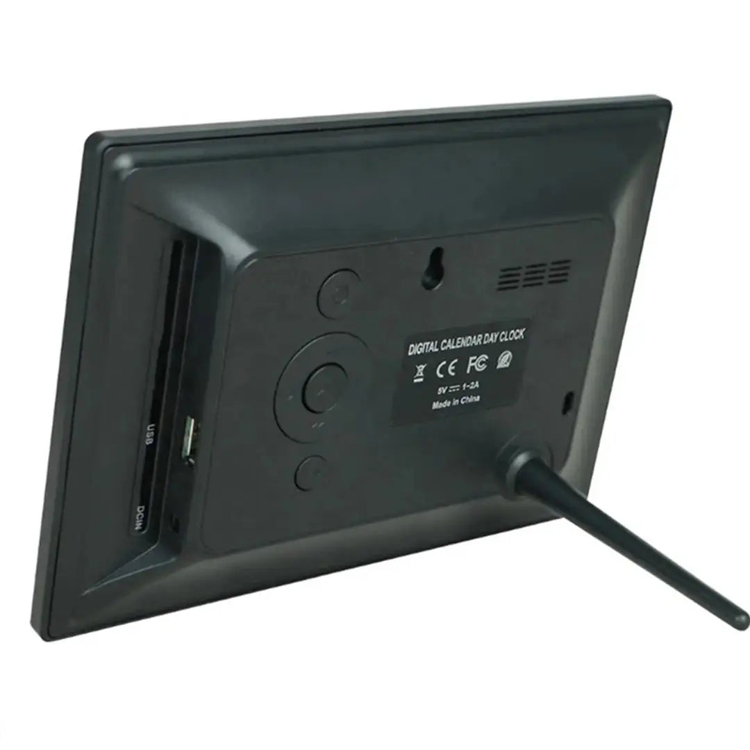 Royallure Stor LED Digital Väckarklocka – Multifunktionell Display, USB Laddning & Temperatur