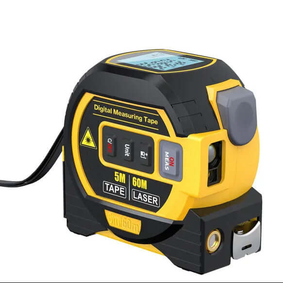 Royallure Digital Laser Avståndsmätare med Måttband Funktion – Bakgrundsbelyst, 100m Räckvidd, Minnesfunktion