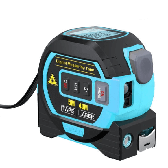 Royallure Digital Laser Avståndsmätare med Måttband Funktion – Bakgrundsbelyst, 100m Räckvidd, Minnesfunktion